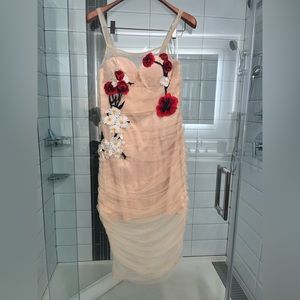 Floral Ruched Bodycon